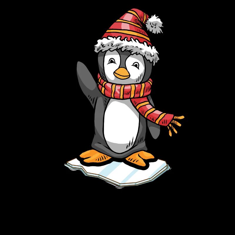 Winterbader Pinguin Eisbader Eisbad