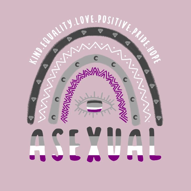 Boho Regenbogen Asexuell