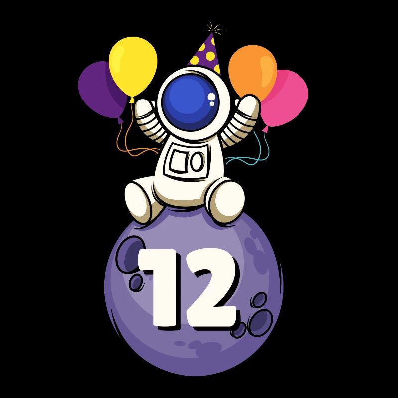12 years old space birthday 12th birthday