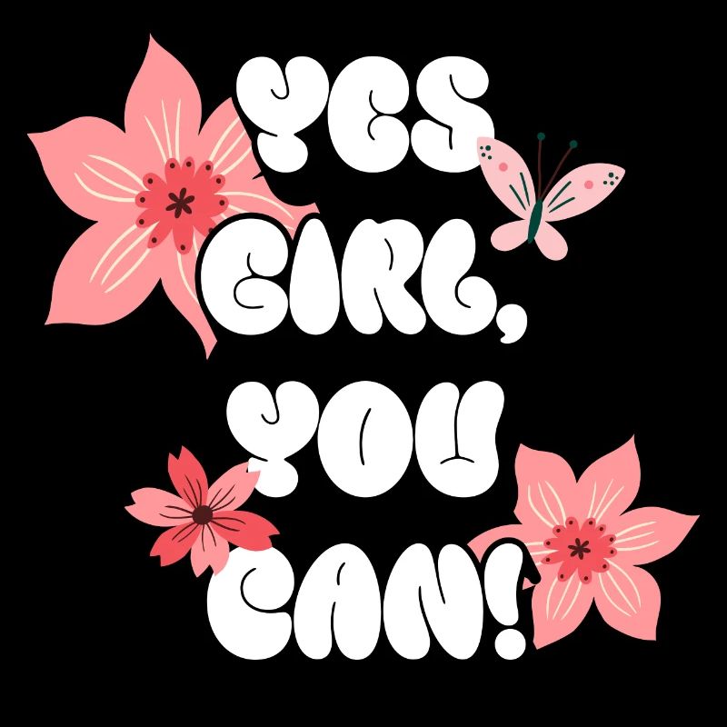 les filles, tu peux ! | Affirmations positives Rosa
