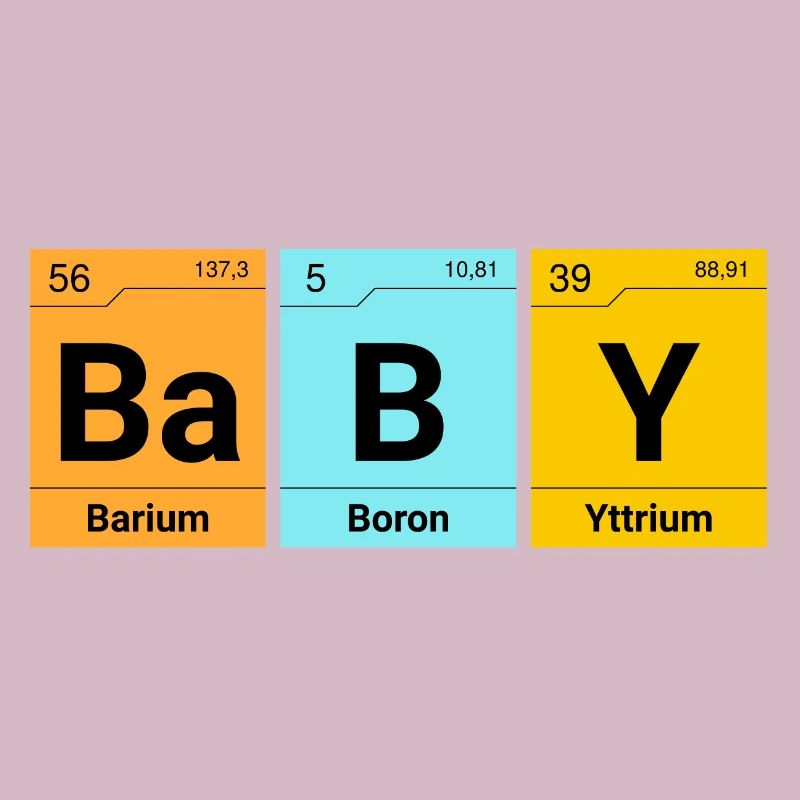 Éléments de chimie bébé