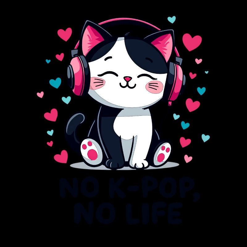 Pas de K-Pop Pas de vie Chat mignon