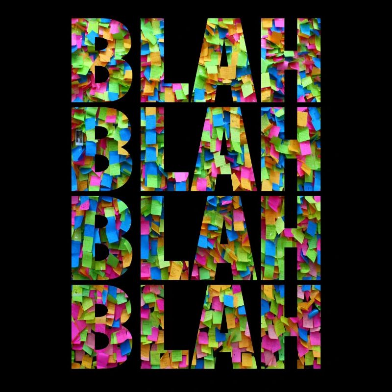BLAH blah Blah Confetti