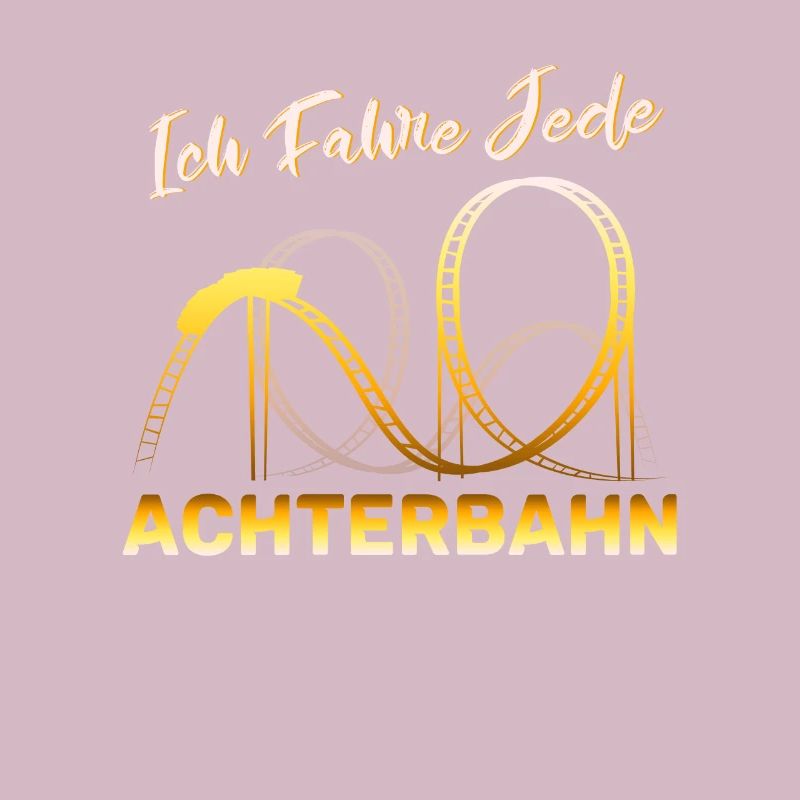 Achterbahn Achterbahnfahrer Freizeitpark Geschenk