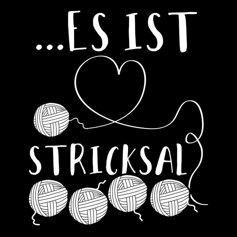Stricken Wolle Handarbeit Es ist Stricksal