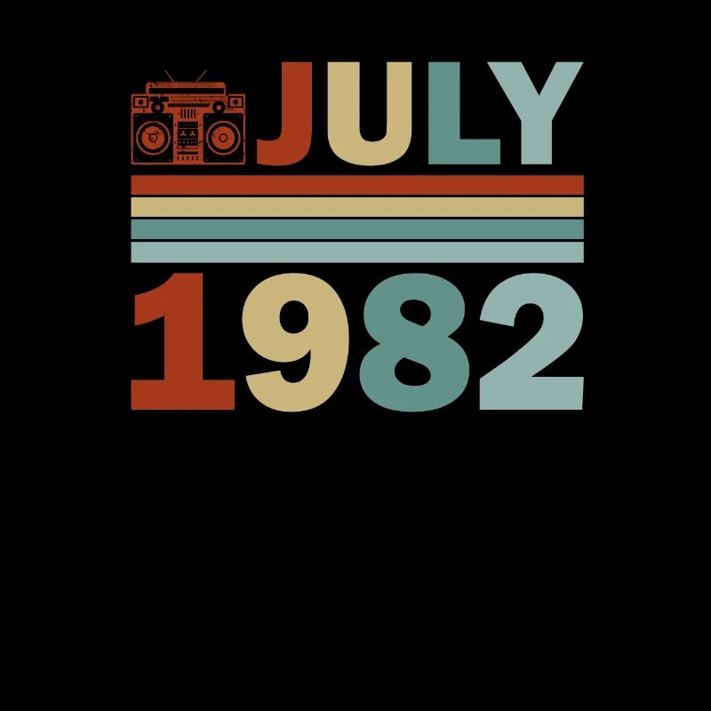 40th birthday July born 1982 Gift idea
