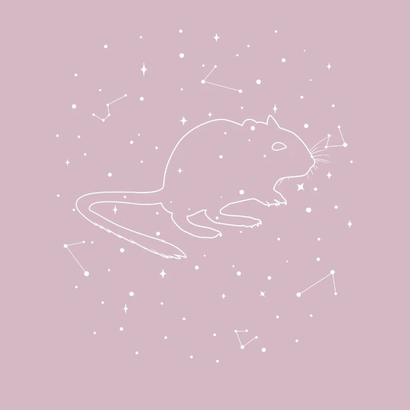 Sternbild Degu Constellation Octodon Rodent