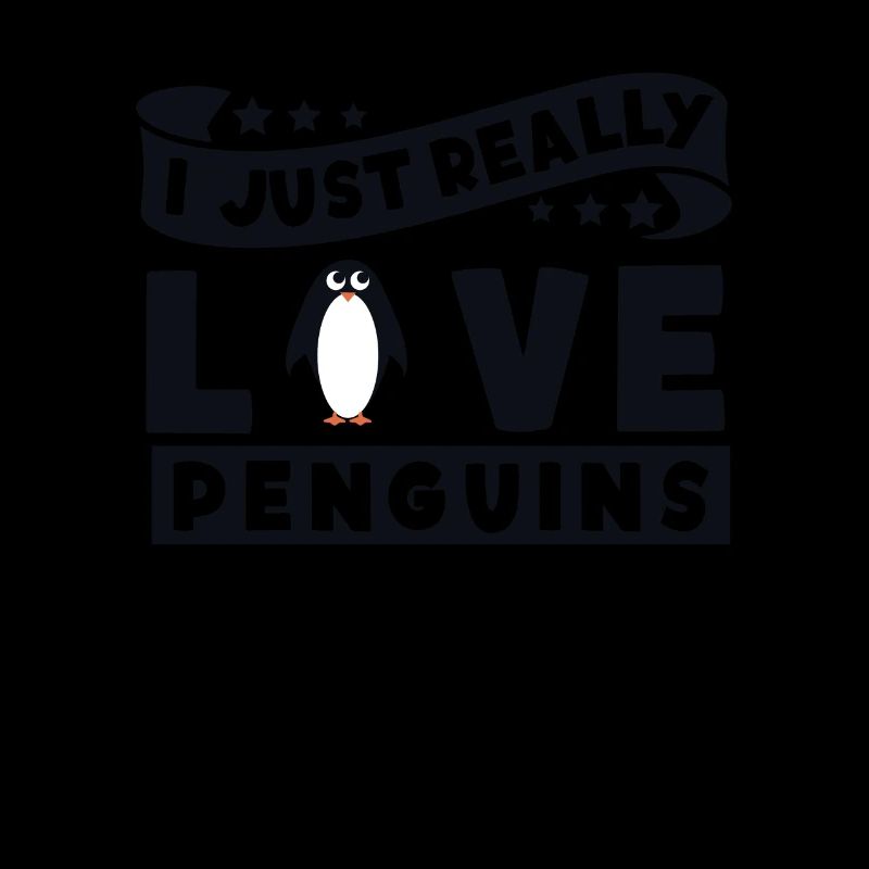 I Really Love Penguins Oiseau de mer Pingouin