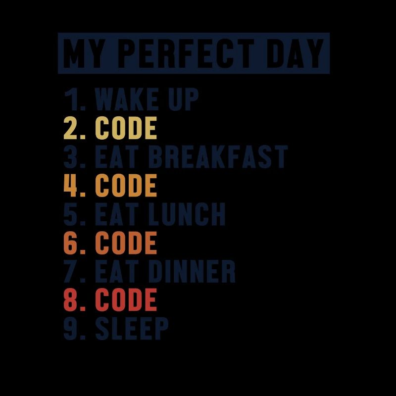 Coding Perfect Day Coder Engineer Software