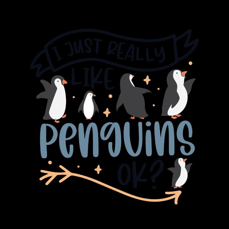 I Really Like Penguins Pingouin royal Pingouin