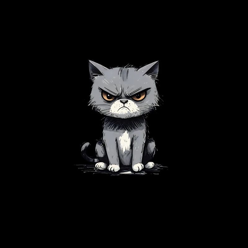 My Cat Is Judging You: Grumpy Tabby