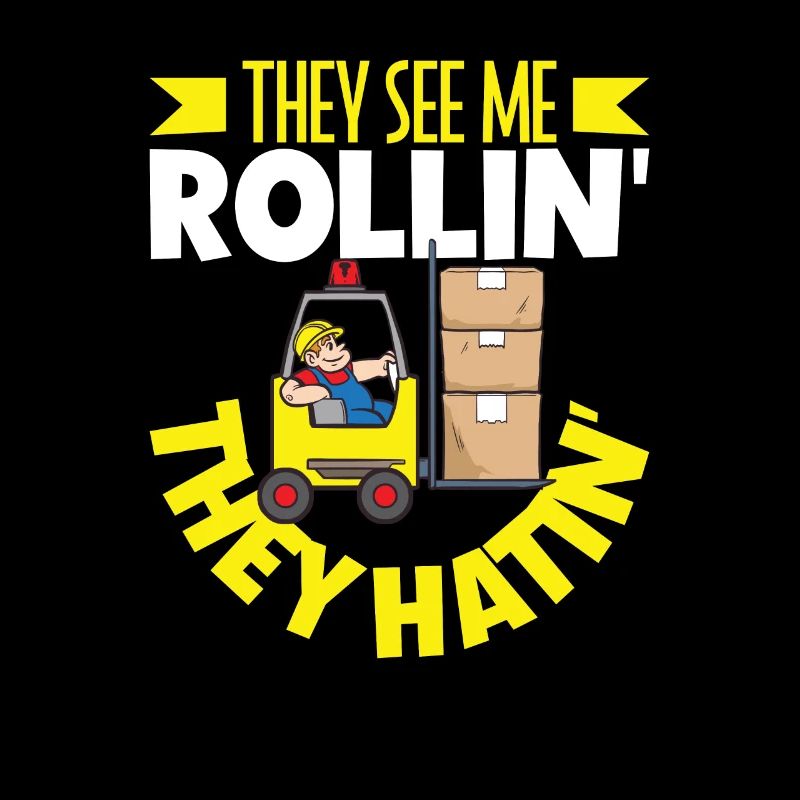 Gabelstaplerfahrer Lager Gabelstapler