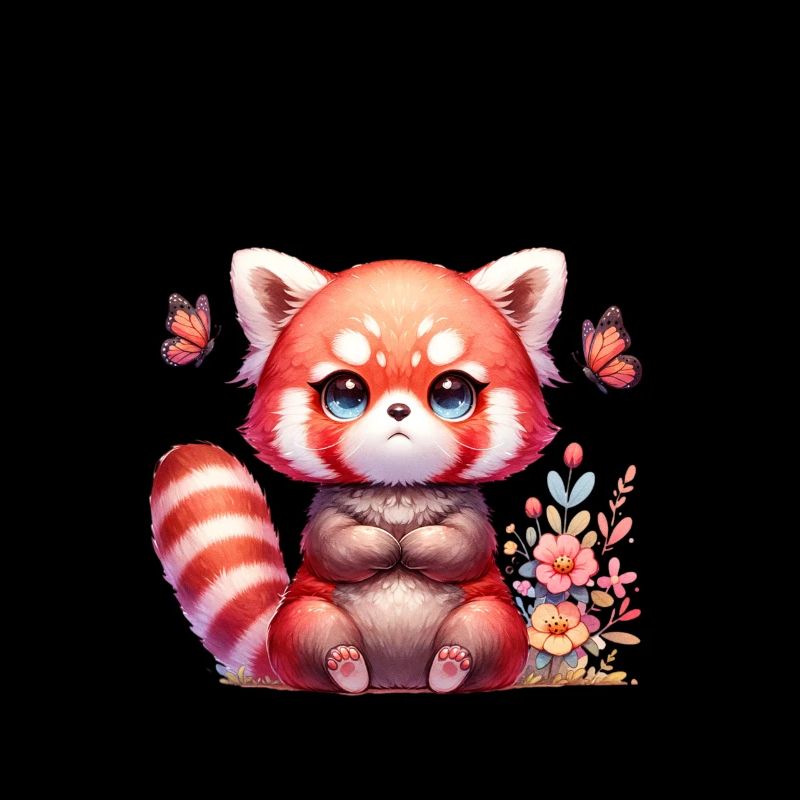 Red Panda Funny Saying Nope Fire Fox