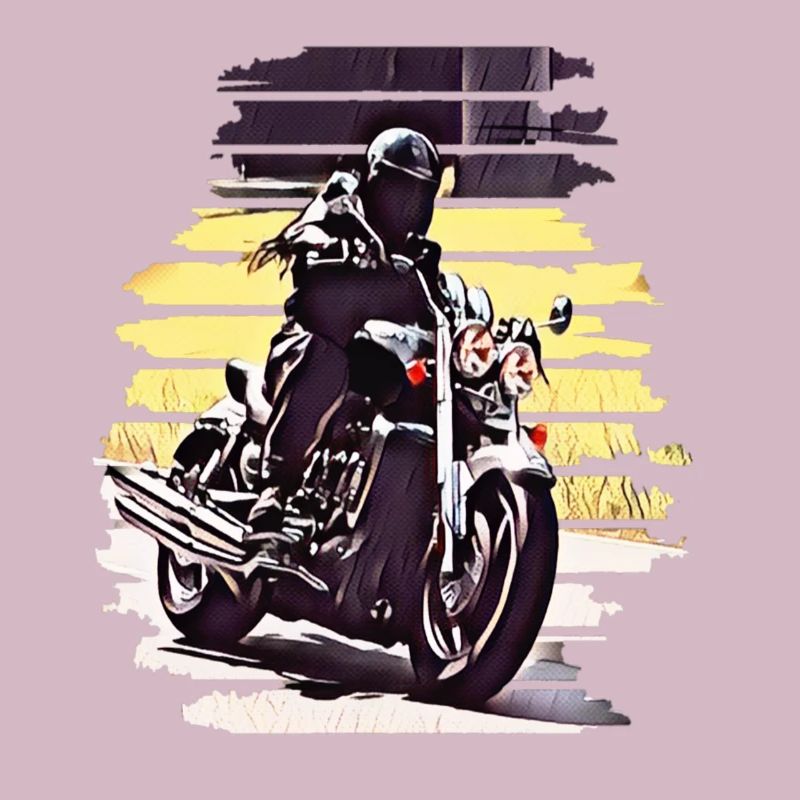 Motorrad Kurvenfahrt Rocket 3