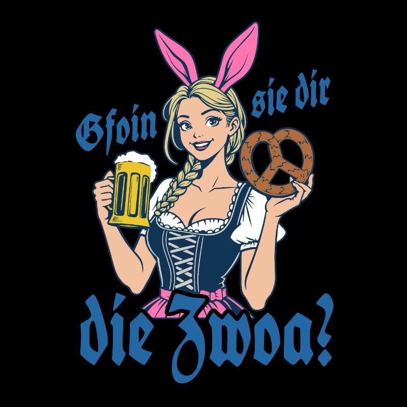 Gefallen sie dir, die Zwei? Dirndl Bier & Bretzen