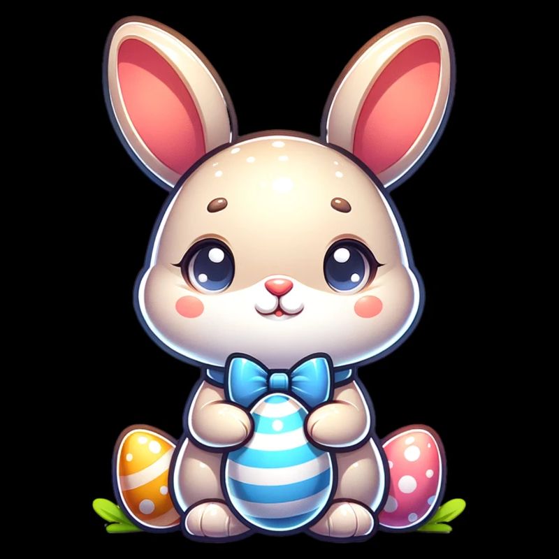 Lapin mignon lapin de Pâques