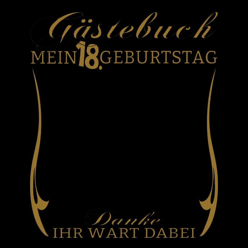 18. Geburtstag Mädchen & Junge Gästebuch