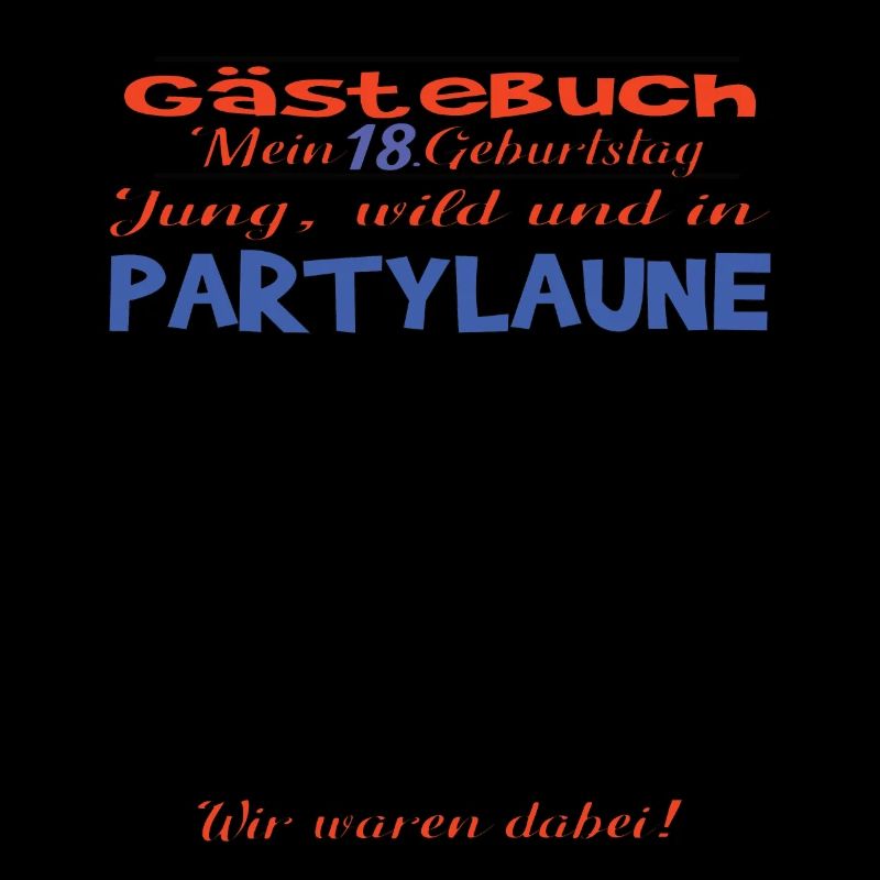 18. Geburtstag Mädchen & Junge Gästebuch