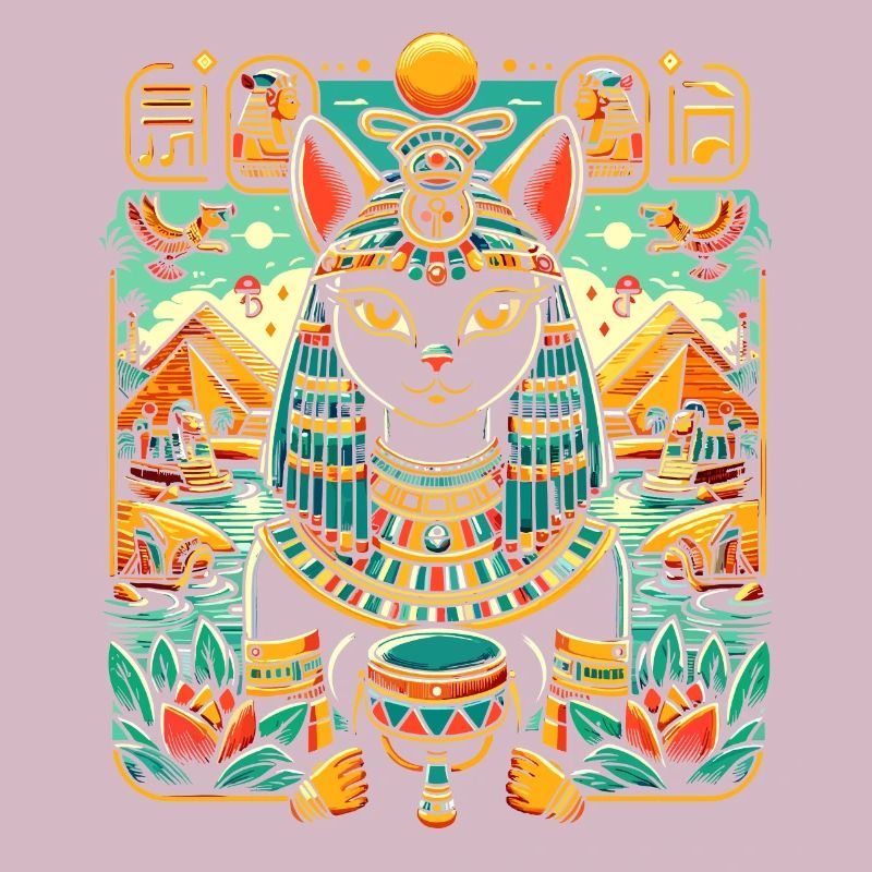 Bastet Déesse égyptienne Égypte Pyramide Égypte