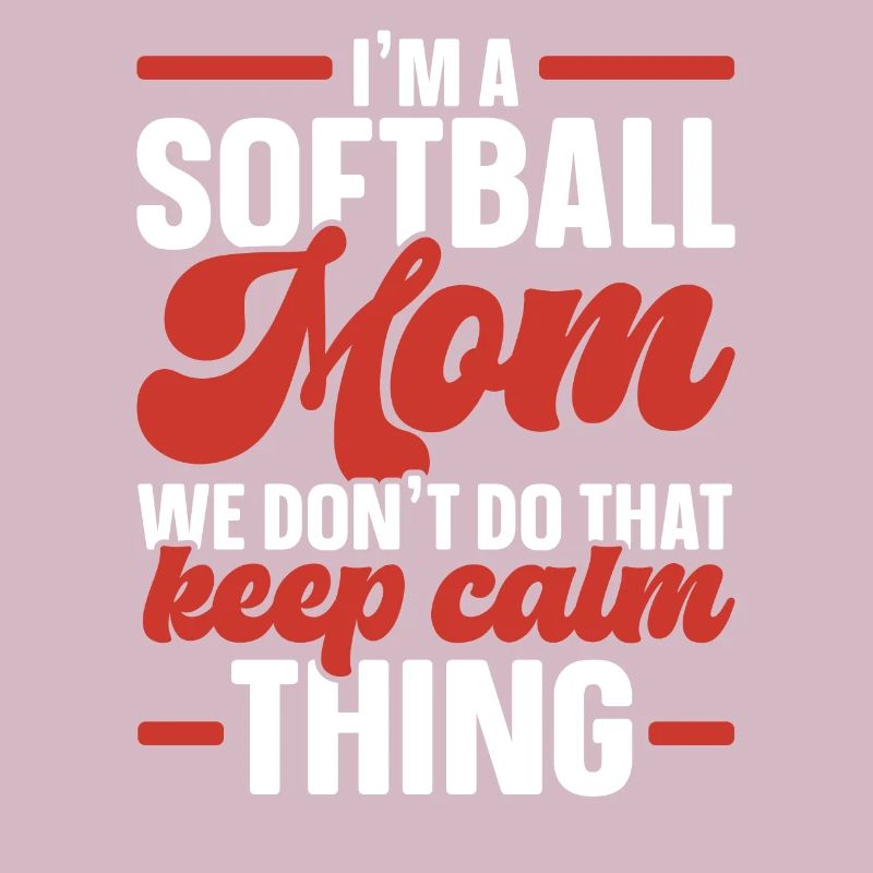 Softball Mom Softball Player Pitcher Catcher