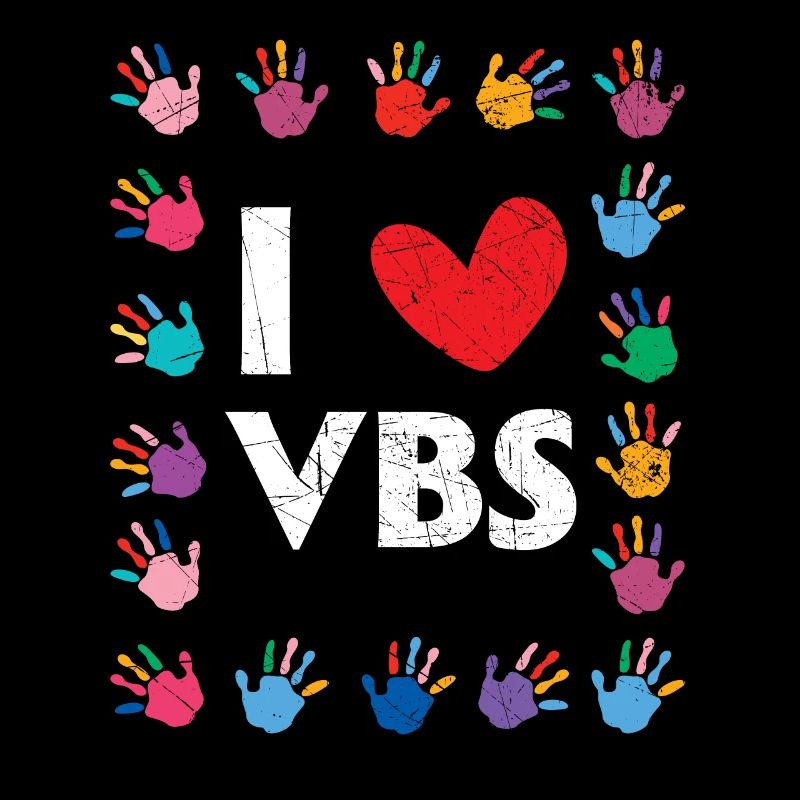 Ich liebe VBS Ferienbibelschule Christlicher Lehrer
