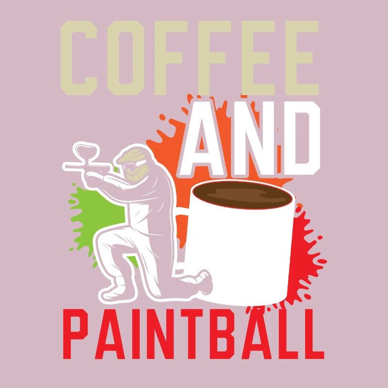 Coffee Drinker Paintball Player Paintballer