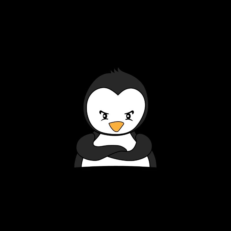 Pinguin Lustiger Spruch Sarkasmus Cooles Geschenk