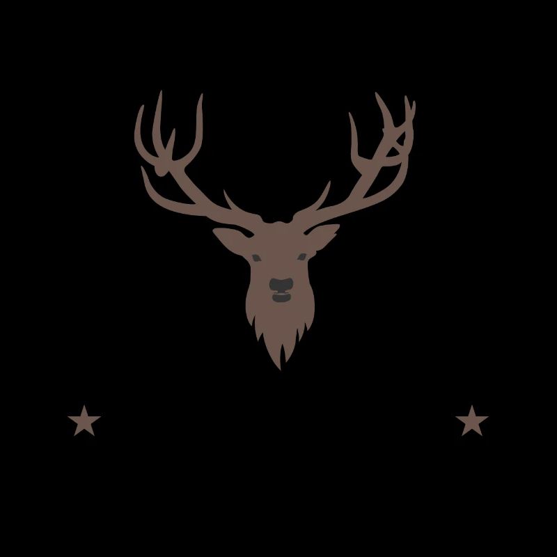 Hirsch Waldtiere Tierliebhaber Spruch Geschenk