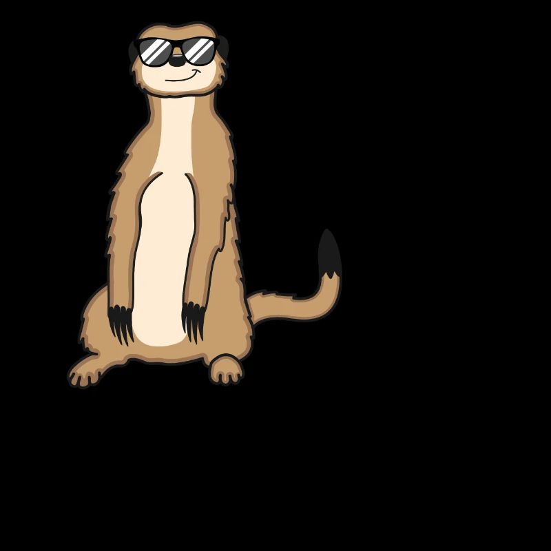 Cooles Erdmännchen Lustiger Spruch Geschenk