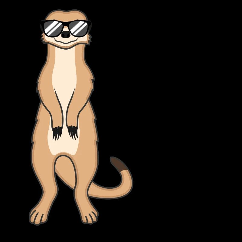 Cooles Erdmännchen Lustiger Spruch Geschenk