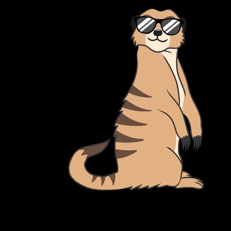 Cooles Erdmännchen Lustiger Spruch Geschenk