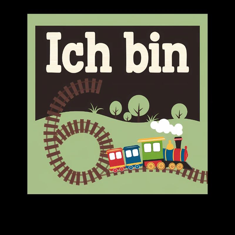 Ich bin 6 Zug Eisenbahn 6. Geburtstag