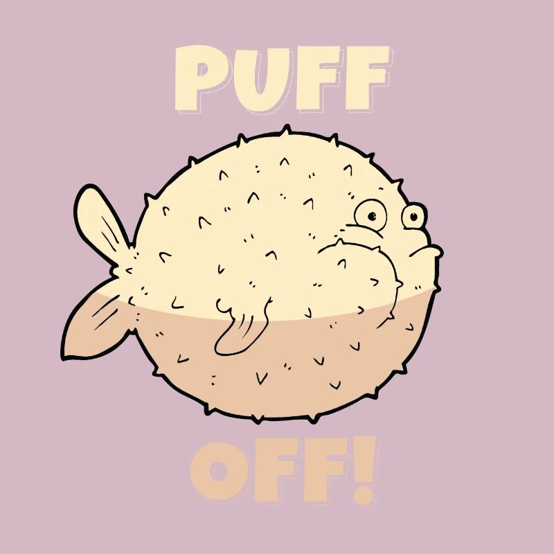 Puff Off! Poisson-globe mer