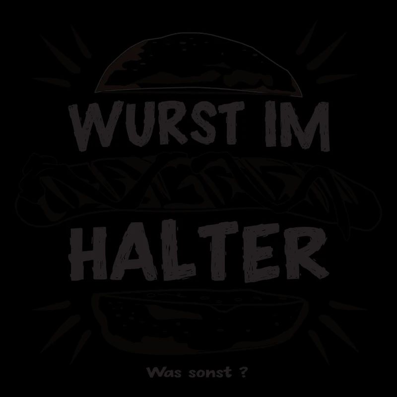 Bratwurst im Brötchen - Wurst im Halter