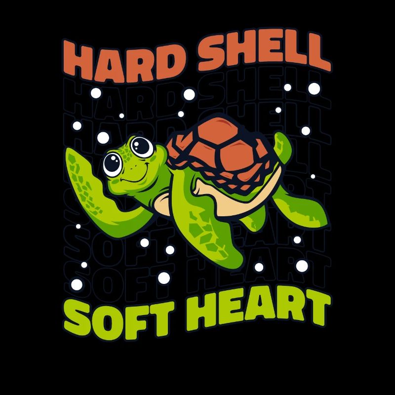 Hard Shell Soft Heart Giant Tortoise