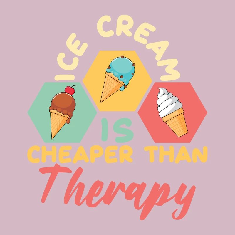 Crème glacée moins chère thérapie Eiscreme Eis