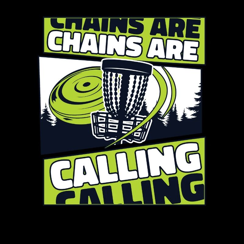 Les chaînes appellent Basket Disc Disc Golfer