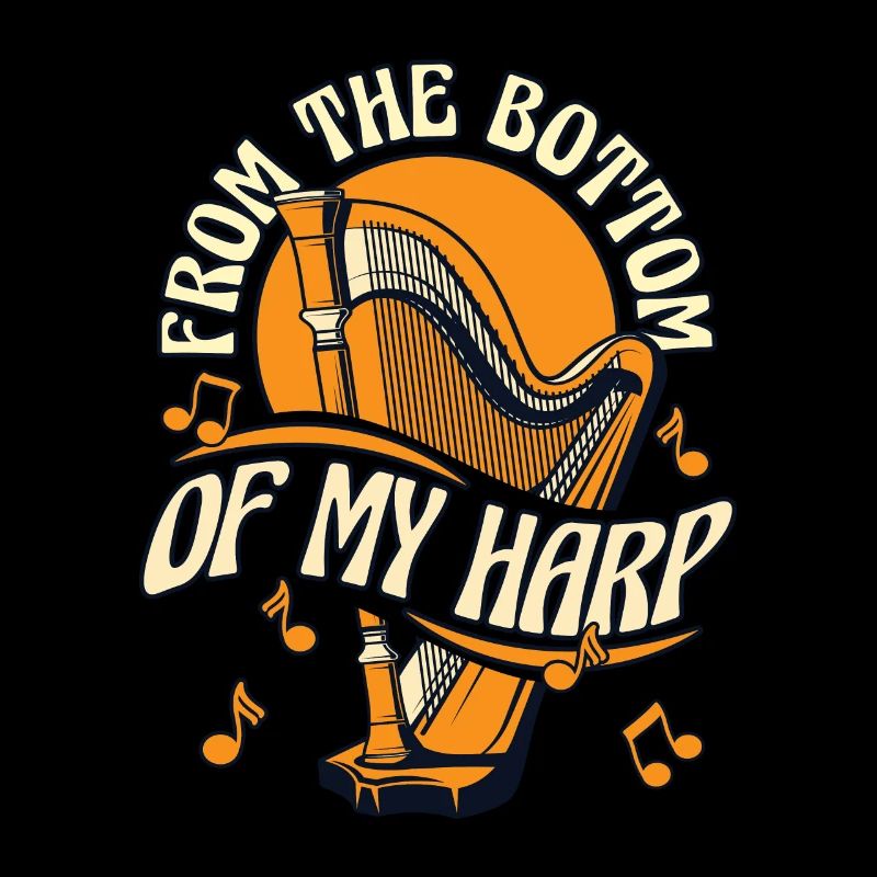 Du bas de ma harpe Harpe Harpe musicale Harpe