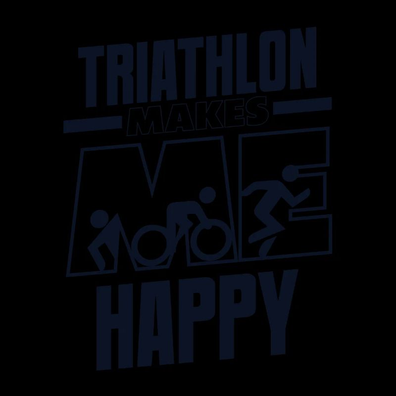 Le triathlon me rend heureux Vélo de triathlon d’entraînement