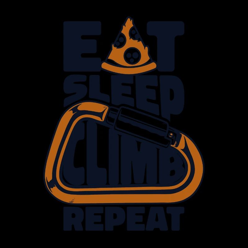 Manger, dormir, grimper, répéter, bloc, escalade de vitesse