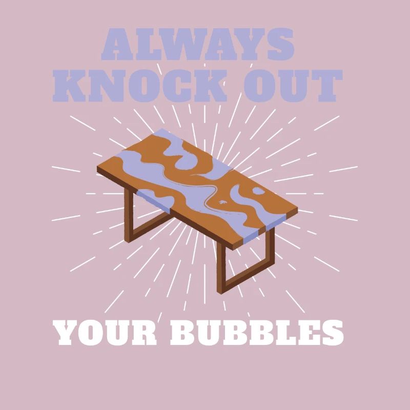 Knock Out Your Bubbles Epoxy Resin