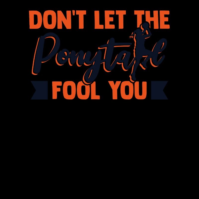 Ne laissez pas la queue de cheval vous tromper basketteur