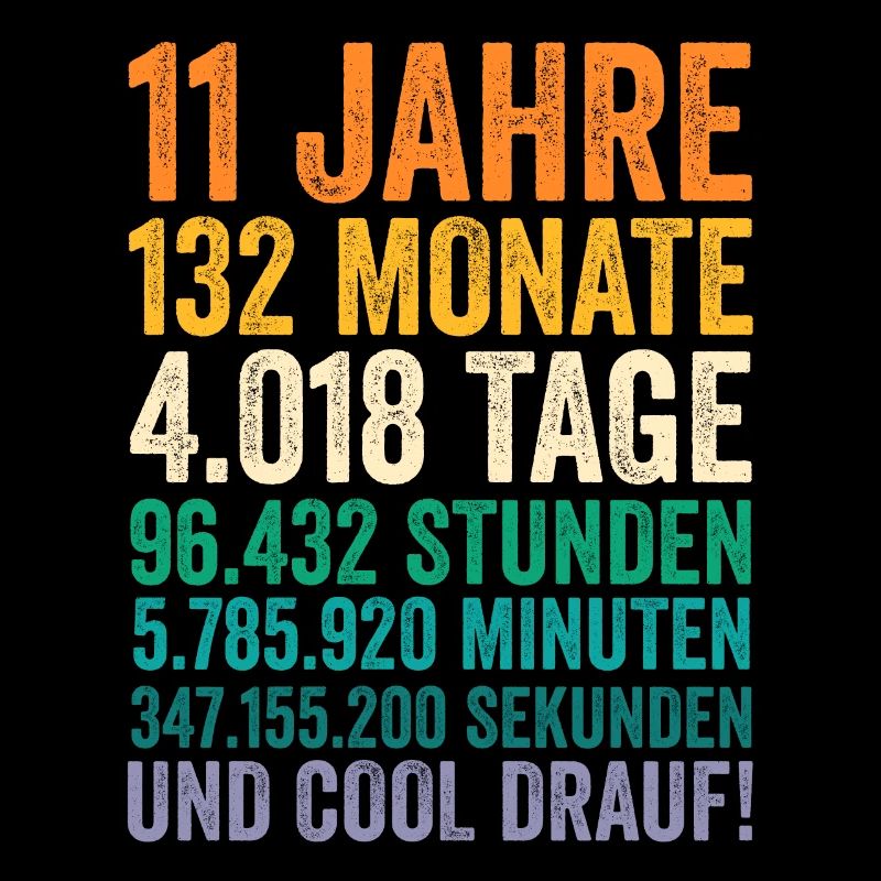 11 Jahre Elfter Geburtstag