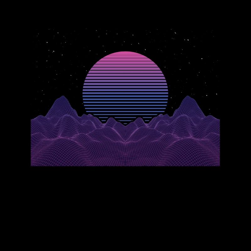 Sunset Synthwave Retro Musik 80er