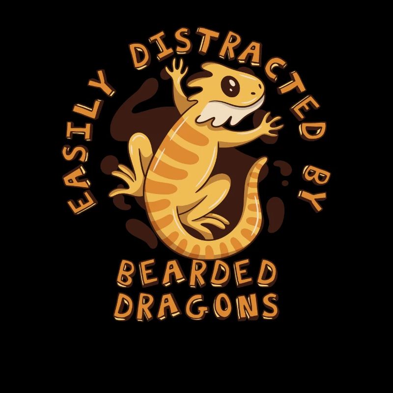 Easily Distracted By Bearded Dragons Pogona