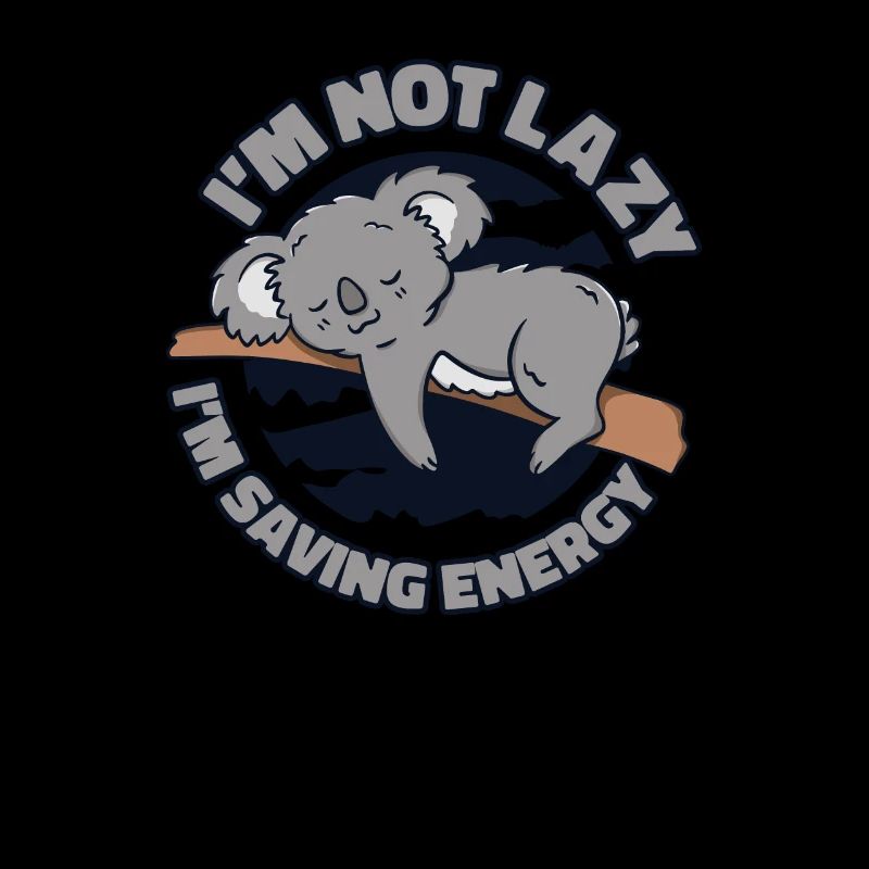 Pas paresseux d’économie d’énergie Koalabear Eucalyptus Koala