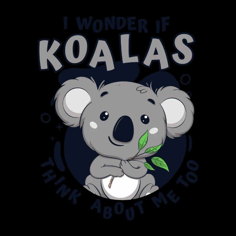 Pense à moi aussi Koalabear Amoureux de l’eucalyptus
