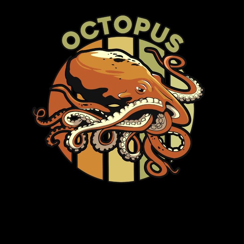 Rétro Céphalopode Octopodes Octopoda Lover Octopus