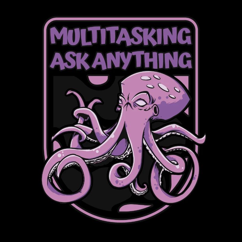 Multitasking Ask Anything Kopffüßer-Oktopoden