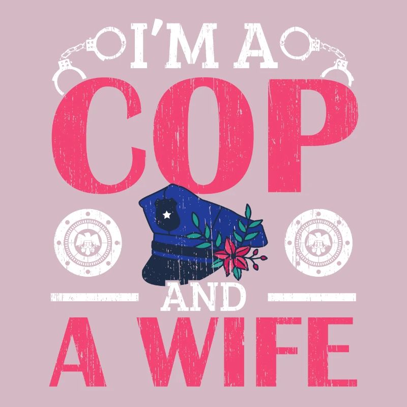Ich bin ein Polizist und eine Ehefrau Polizei Poli